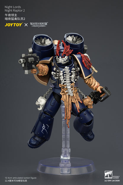 Night Lords Night Raptors - "The Horus Heresy" Primarch-Warhammer 30k 1/18 Action Figure By JOYTOY