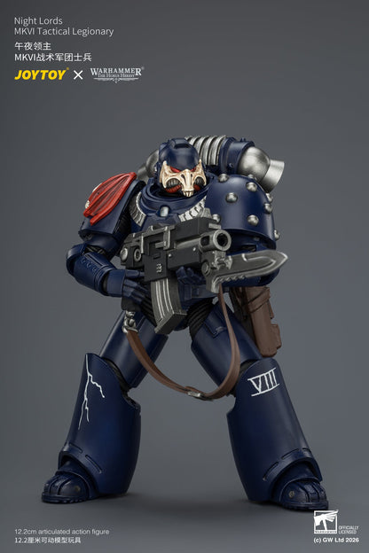 Night Lords MKVI Tactical Legionary & MK III Tactical Legionary - "The Horus Heresy" Primarch-Warhammer 40k 1/18 Action Figure By JOYTOY