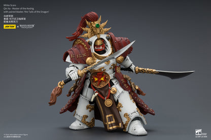 White Scars Qin Xa & Hibou Khan &Contemptor Dreadnought-Warhammer 40k 1/18 Action Figure By JOYTOY