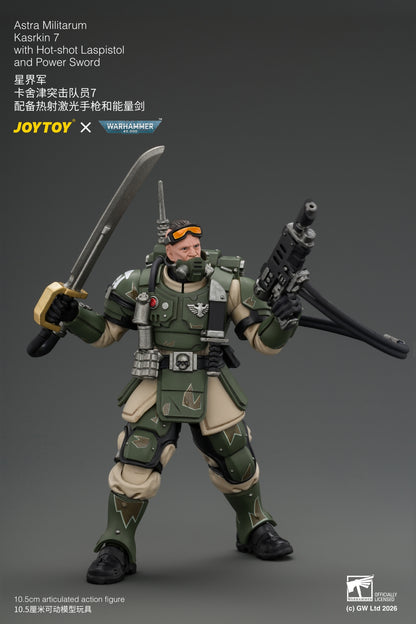 Astra Militarum Kasrkin Squad - Warhammer 40K 1/18 Action Figure By JOYTOY