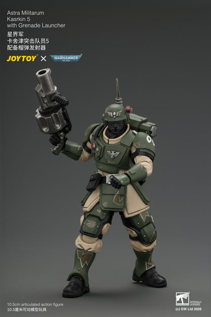 Astra Militarum Kasrkin Squad - Warhammer 40K 1/18 Action Figure By JOYTOY