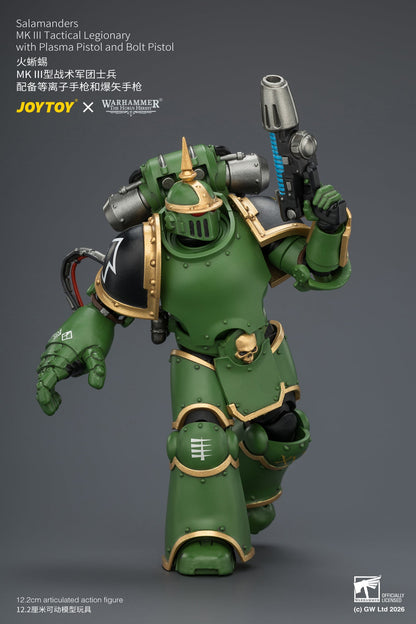 Salamanders MK III Tactical Legionary & MKVI Tactical Legionary - "The Horus Heresy" Warhammer 40k 1/18 Action Figure By JOYTOY