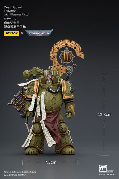 Death Guard Biologus Putrifier & Death Guard Tallyman - "Warhammer 40,000” 1/18 Action Figure By JOYTOY