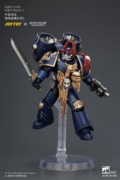 Night Lords Night Raptors - "The Horus Heresy" Primarch-Warhammer 30k 1/18 Action Figure By JOYTOY