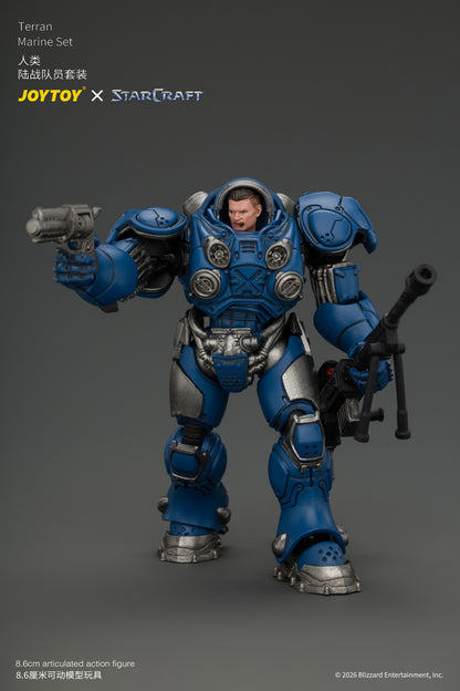 Terran Marine Set - STARCRAFT 1/25 Action Figure By JOYTOY