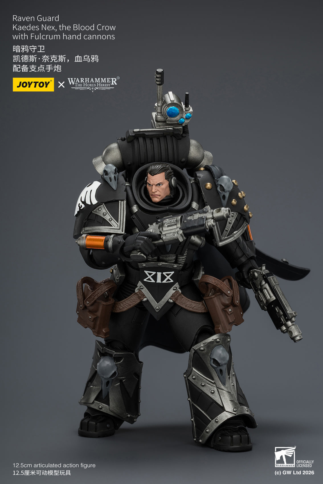 Raven Guard Kaedes Nex, the Blood Crow - "The Horus Heresy" Primarch-Warhammer 40k 1/18 Action Figure By JOYTOY