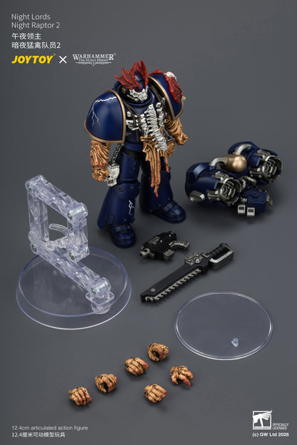 Night Lords Night Raptors - "The Horus Heresy" Primarch-Warhammer 30k 1/18 Action Figure By JOYTOY