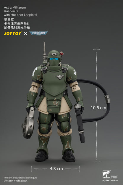 Astra Militarum Kasrkin Squad - Warhammer 40K 1/18 Action Figure By JOYTOY