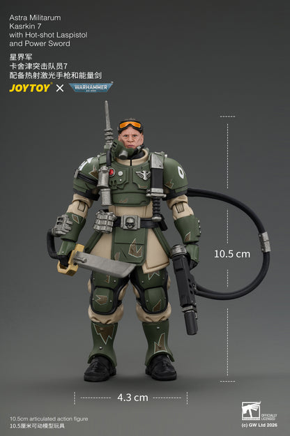Astra Militarum Kasrkin Squad - Warhammer 40K 1/18 Action Figure By JOYTOY