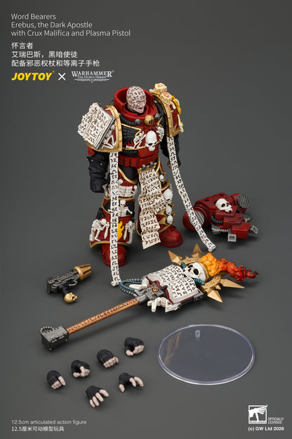 Word Bearers Erebus, the Dark Apostle & MkVI Tactical Sergeant - Warhammer "The Horus Heresy" 1/18 Action Figure By JOYTOY