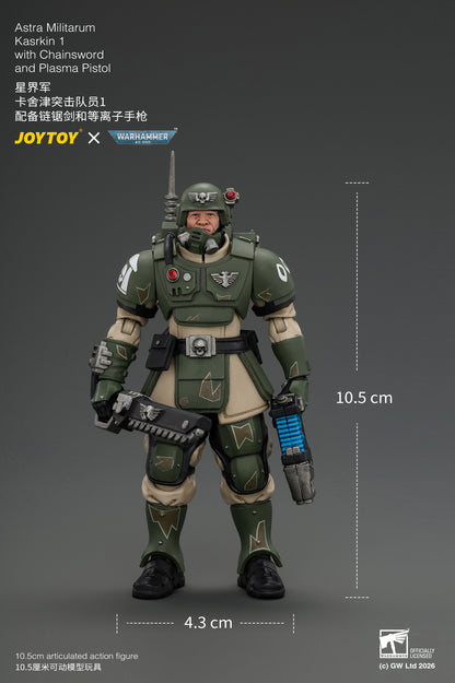 Astra Militarum Kasrkin Squad - Warhammer 40K 1/18 Action Figure By JOYTOY