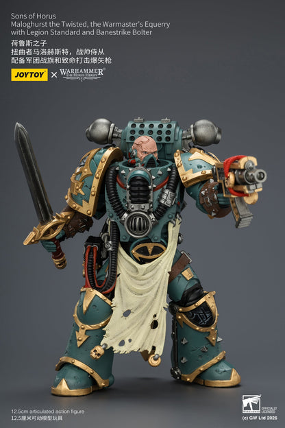 Sons of Horus Maloghurst the Twisted, the Warmaster's Equerry - "The Horus Heresy" Primarch-Warhammer 40k 1/18 Action Figure By JOYTOY