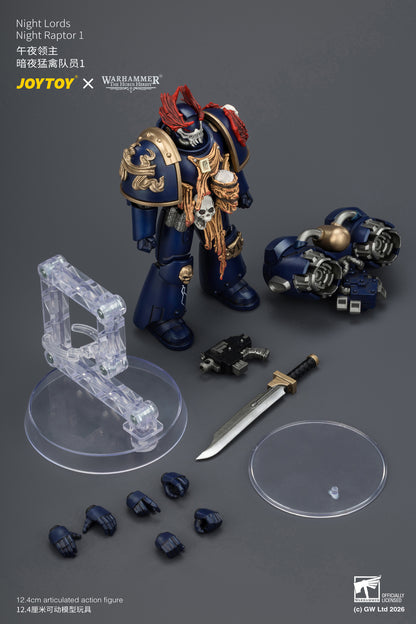 Night Lords Night Raptors - "The Horus Heresy" Primarch-Warhammer 30k 1/18 Action Figure By JOYTOY
