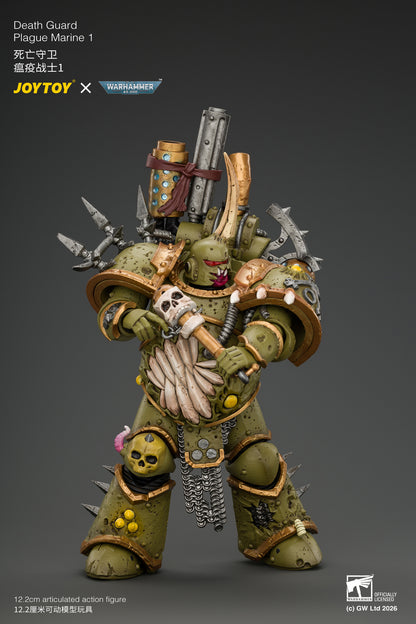 Death Guard Typhus & Plague Marine 1 - Warhammer 40k 1/18 Action Figure By JOYTOY