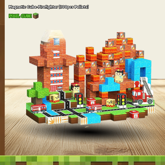 PIXEL CUBE Magnetic-[Firefighter] 100pcs