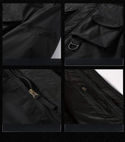 Windproof Tactical  Jacket - Black