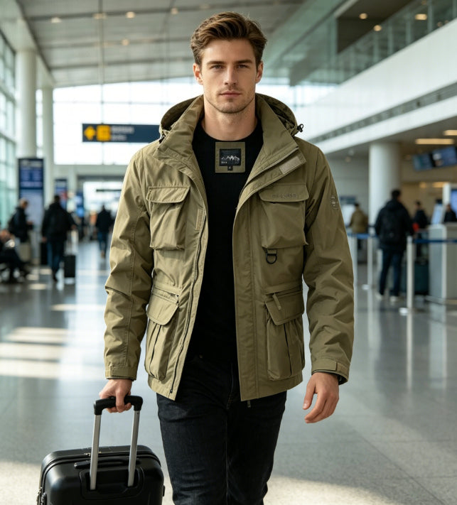 Windproof Tactical  Jacket - Khaki