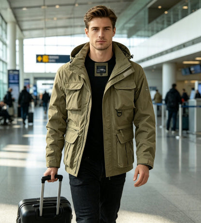 Windproof Tactical  Jacket - Khaki