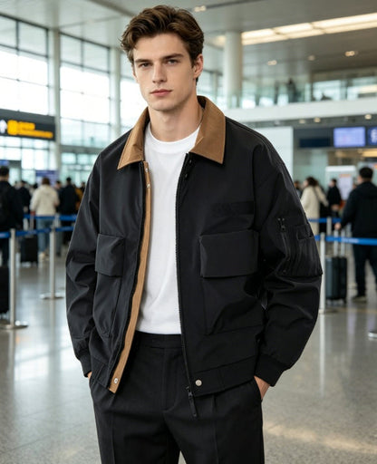 Heritage Water & Windproof Jacket-Black