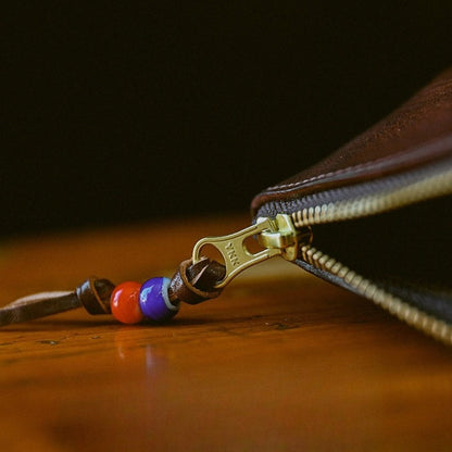 PU Leather-Handmade Genuine Leather Pencil Case (3.2mm thick)