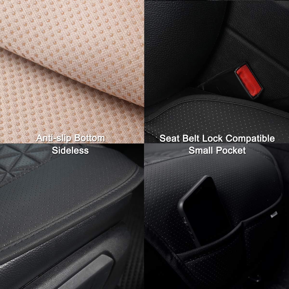 Car Seat Cushion-Anti-slip No-tie (Single Piece)