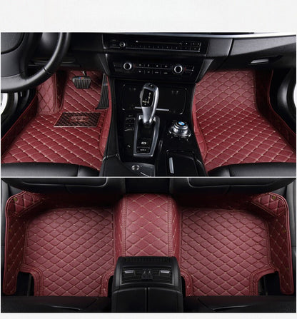 Car Floor Mats - Multi-Color Optional-5-Seat Set