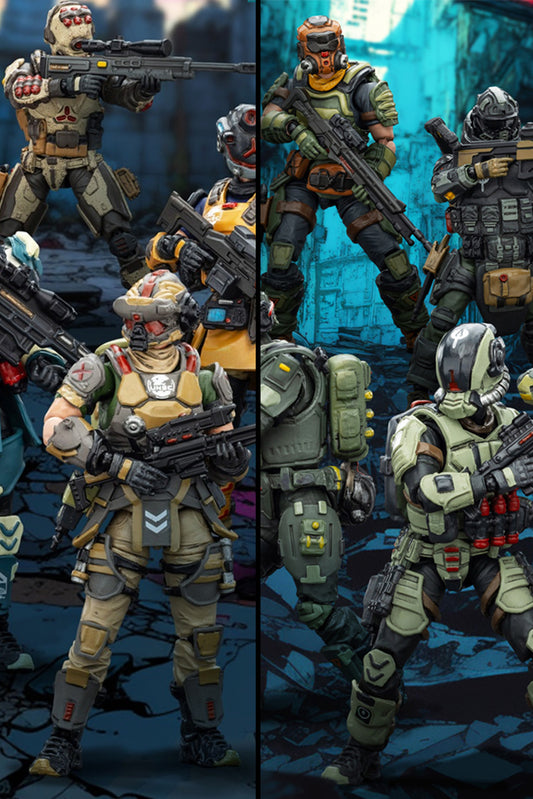 1/25 UNSC WAVE 1  & Steel Ride Corps Wave 1- 1/25 Dark Source Action Figure By JOYTOY