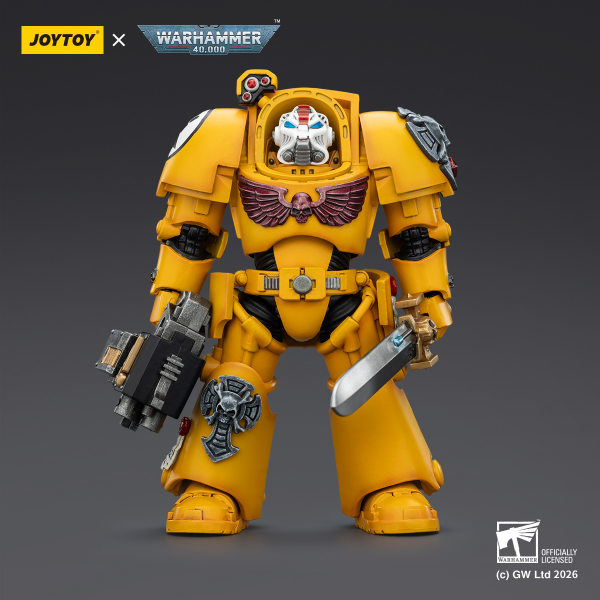 Imperial Fists Terminator-Warhammer 40k 1/18 Action Figure By JOYTOY