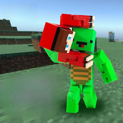 Pixel Worlds-J.J. Maggie Movable Model（13cm）