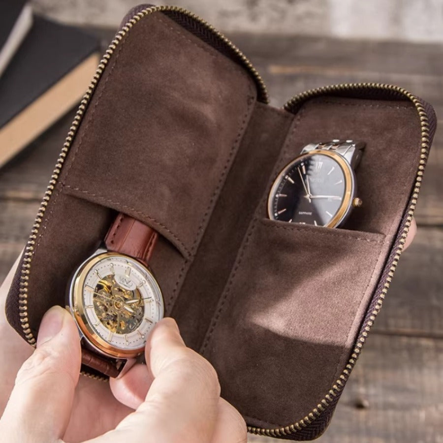 PU Leather - Watch Case（15*2*8.5cm）