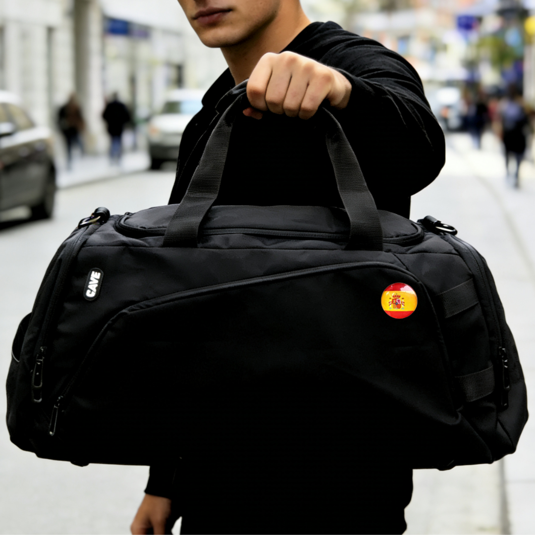 Spain Flag Pin for Backpacks  by CAVE