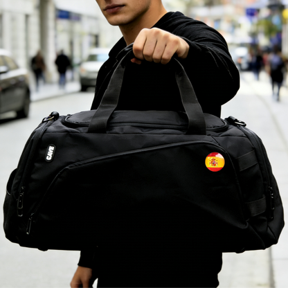 Spain Flag Pin for Backpacks  by CAVE