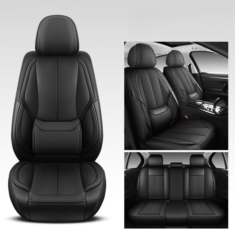 Car Seat Cushion - Sports Full Leather -Five-Seater Deluxe Edition