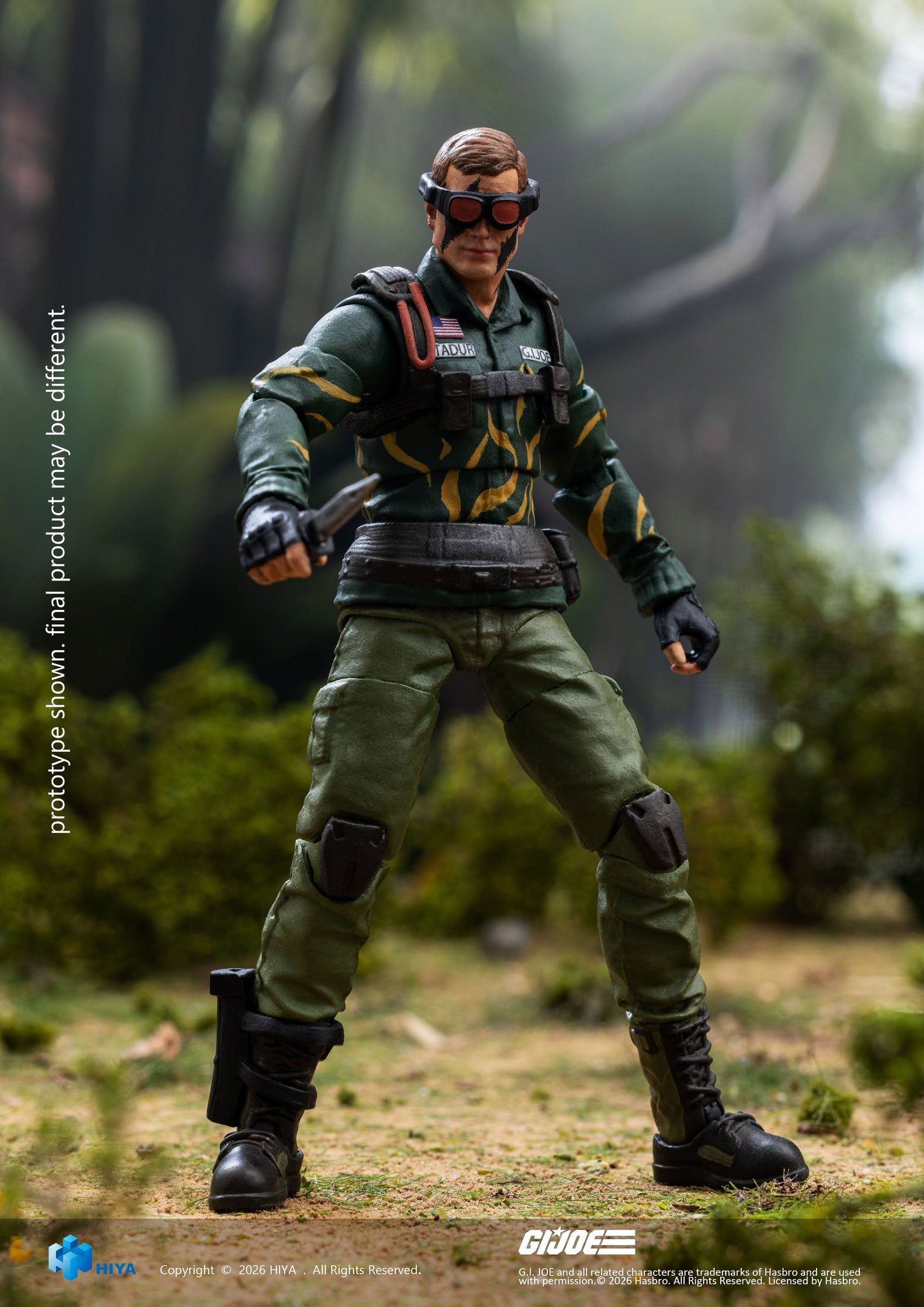 1/18 G.I.Joe Dusty Tiger Force - Exquisite Mini Series Action Figure By HIYA Toys