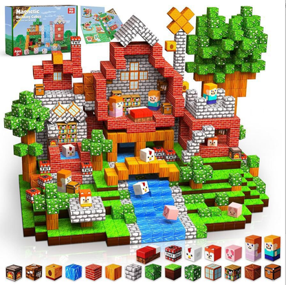 PIXEL CUBE Magnetice -[ Big Animal Home ]150pcs