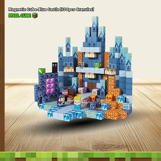 PIXEL CUBE Magnetic-[Blue Castle] 100pcs