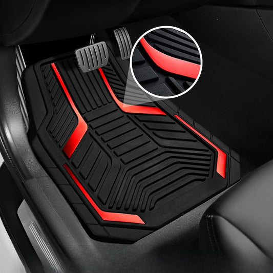 Car Floor Mats - 4-Piece Set (Easy to Maintain)