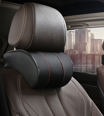 Car Headrest - Advance Level (Memory Cotton + Leather)