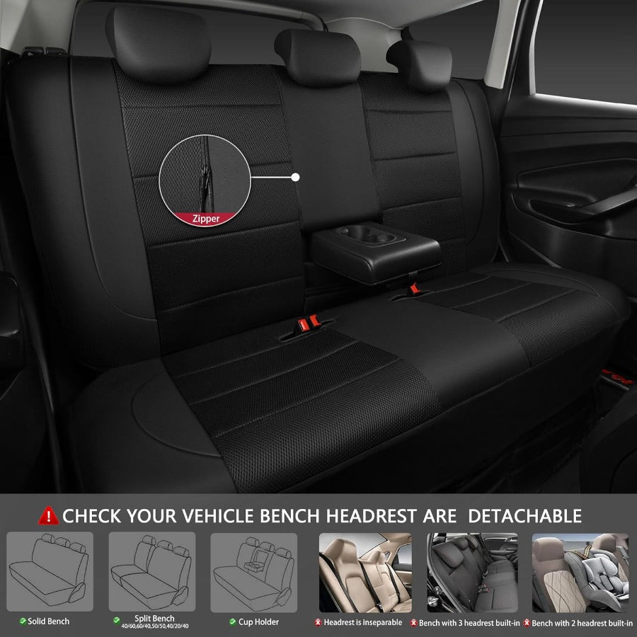 Car Seat Cushion - Bracket Sandwich Splicing Design (5-Seat 9-Piece Set)