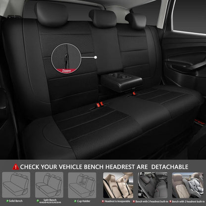 Car Seat Cushion - Bracket Sandwich Splicing Design (5-Seat 9-Piece Set)