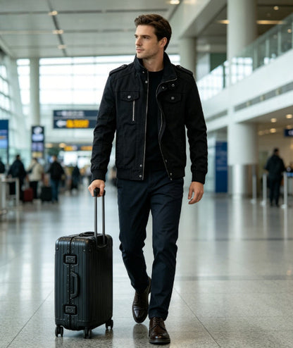 Stand-Up Jacket - Black