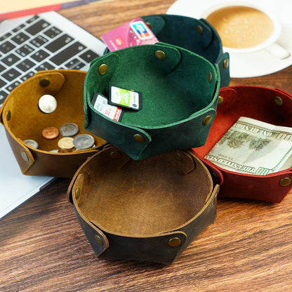 Pu leather storage box