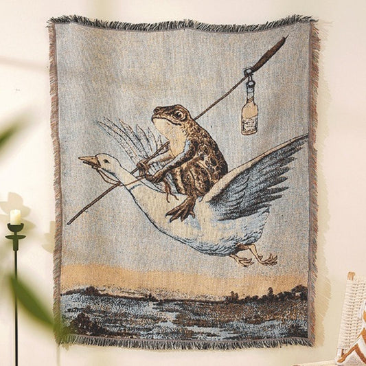 Home Decor Tapestry-Cross Cloud Jump