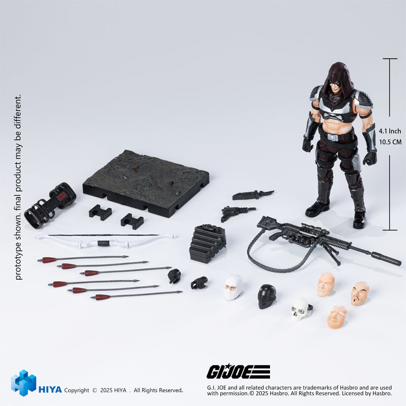 Zartan-G.I.Joe EMG0298- 1/18 Scale- Action Figure By HIYA Toys