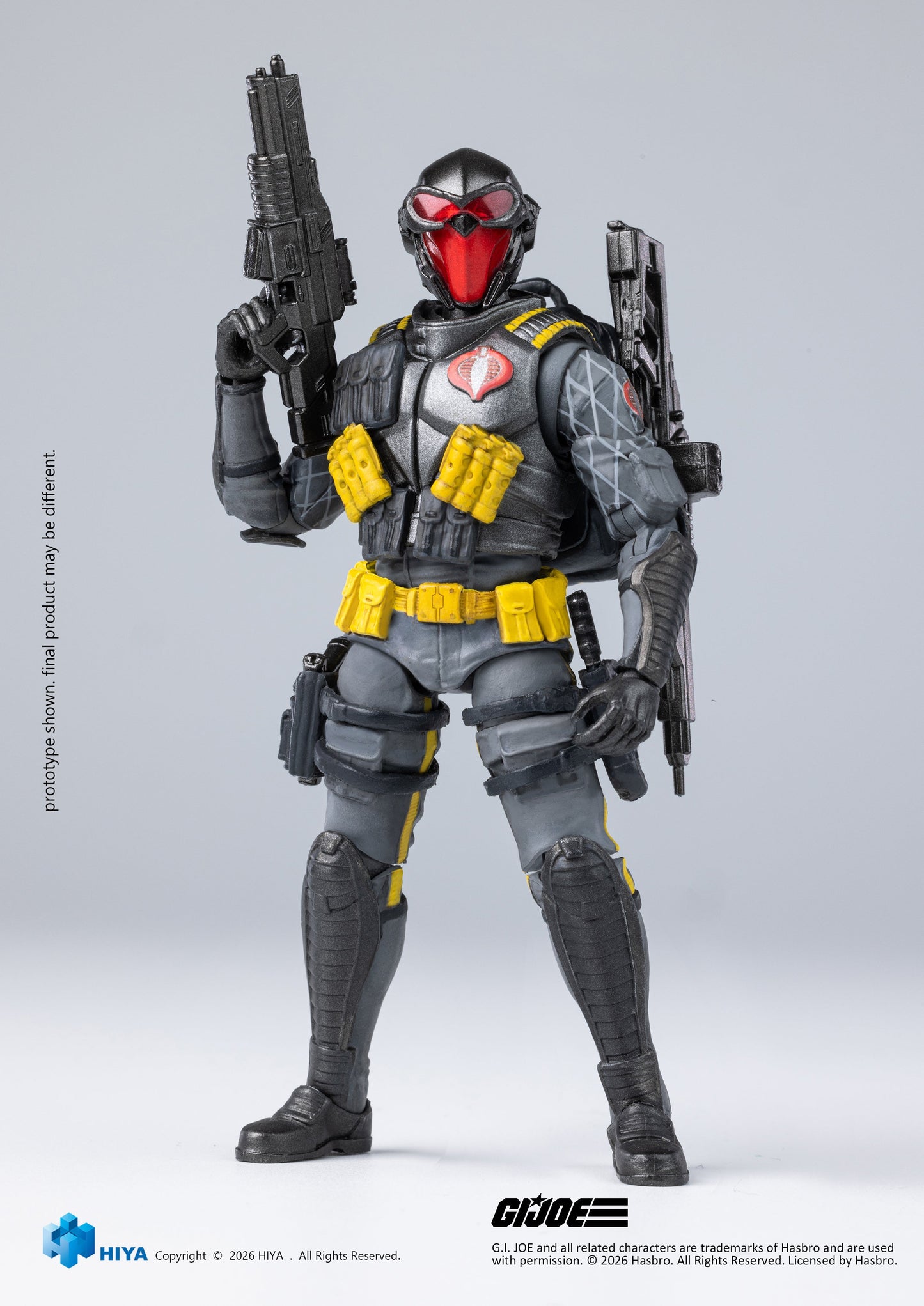 Exquisite Mini Series 1/18 Scale 4 Inch G.I.Joe Cobra Viper Python Patrol Version Action Figure By HIYA Toys