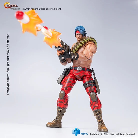 Contra Operation Galuga Bill Rizer & Lance Bean - Exquisite Basic Series 1/12 Scale Action Figure By HIYA Toys