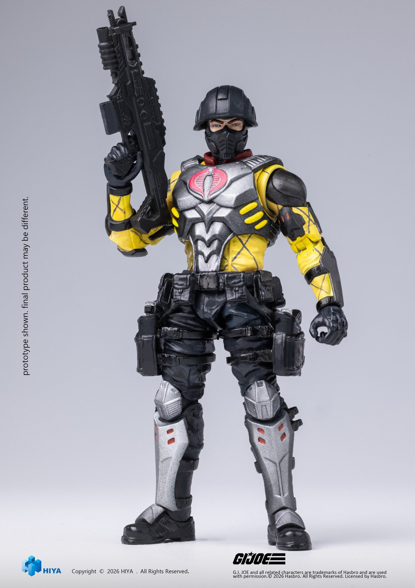 Exquisite Mini Series 1/18 Scale 4 Inch G.I.Joe Python Trooper Action Figure By HIYA Toys