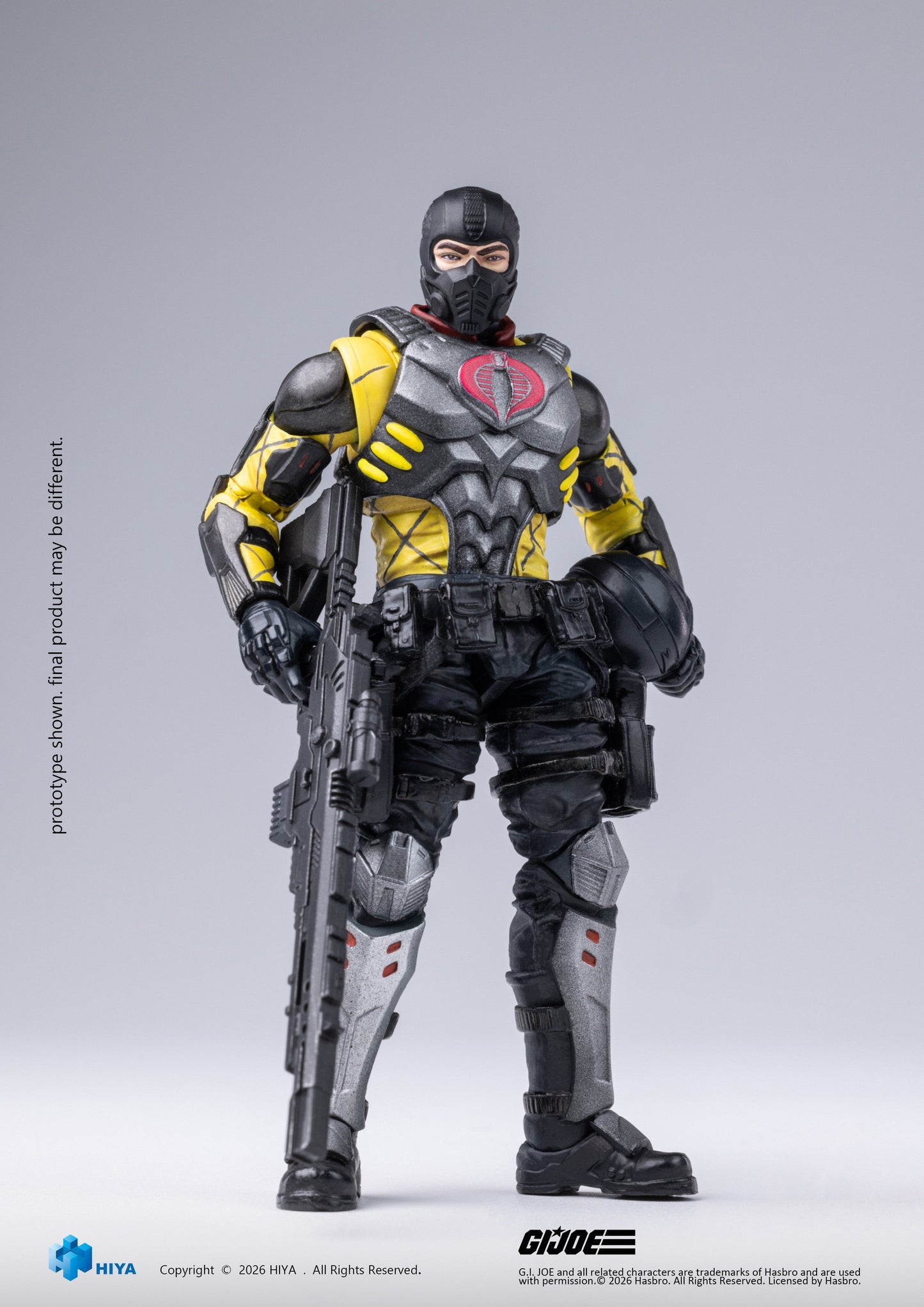 Exquisite Mini Series 1/18 Scale 4 Inch G.I.Joe Python Trooper Action Figure By HIYA Toys