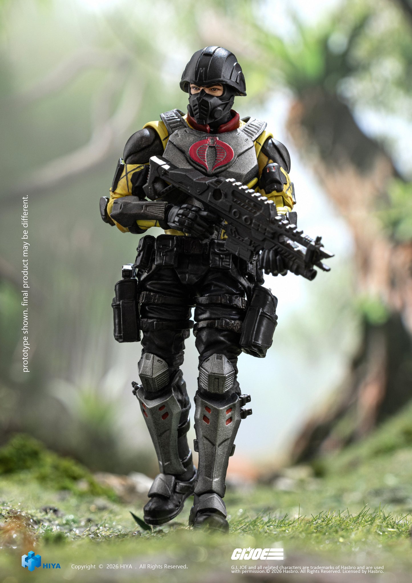 Exquisite Mini Series 1/18 Scale 4 Inch G.I.Joe Python Trooper Action Figure By HIYA Toys