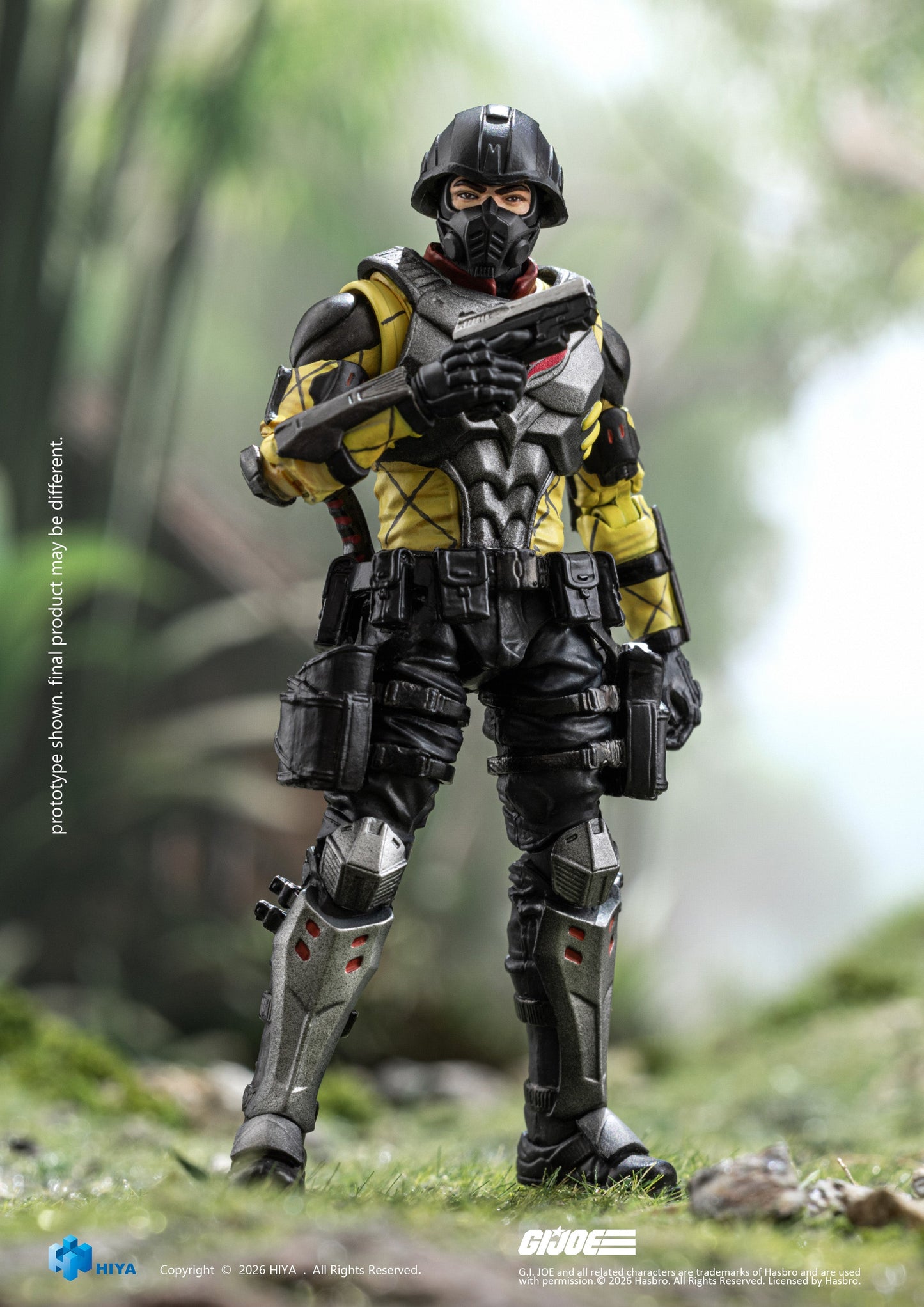 Exquisite Mini Series 1/18 Scale 4 Inch G.I.Joe Python Trooper Action Figure By HIYA Toys